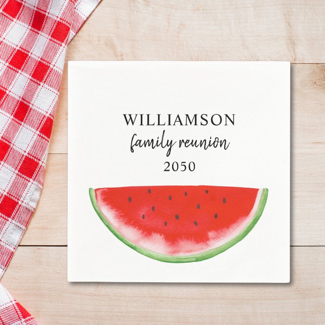 Servilleta De Papel Reunión de la familia Watermelon (Subido por el creador)