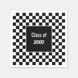 Servilleta De Papel Reunión de personalizado negro y bajo control