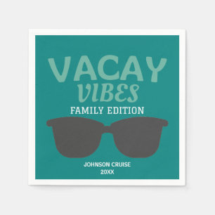 Servilleta De Papel Reunión de Vacay Vibes Family Edition