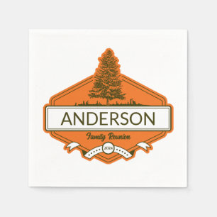 Servilleta De Papel Reunión familiar personalizado