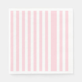 Servilleta De Papel Reunión Social de Helado de Rayas Rosadas