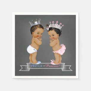Servilleta De Papel Revelación de género étnico Príncipe Princesa
