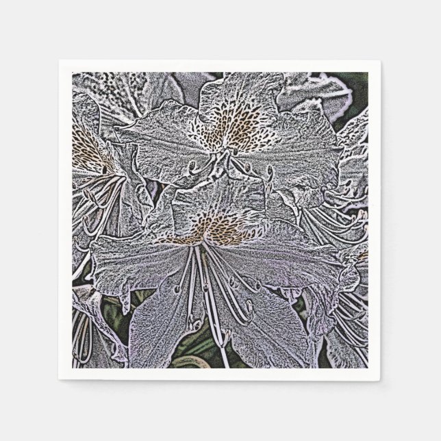 SERVILLETA DE PAPEL RHODODENDRONS (Anverso)