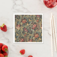Rich Floral Tapestry Brocade Antiguo Clásico