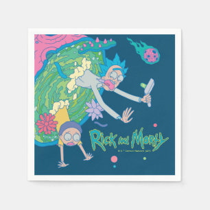 Servilleta De Papel RICK AND MORTY™ Abandonar El Portal Infectado