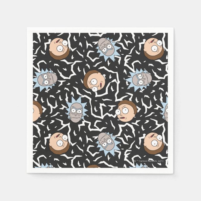 Servilleta De Papel Rick y Morty LightPattern (Anverso)