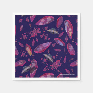 Servilleta De Papel Rick y Morty Time Crystal Pattern