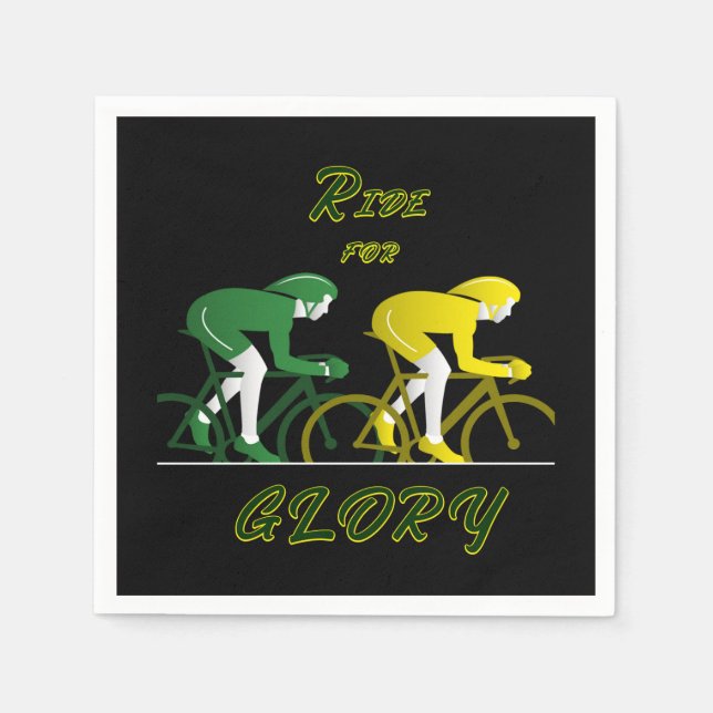 Servilleta De Papel Ride For Glory (Anverso)