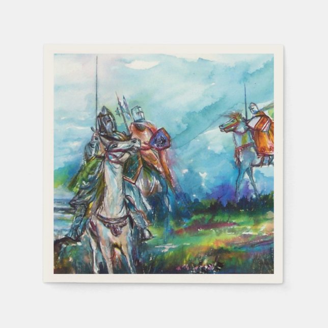SERVILLETA DE PAPEL RIDERS IN THE STORM (Anverso)