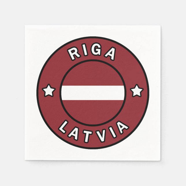 Servilleta De Papel Riga Latvia (Anverso)
