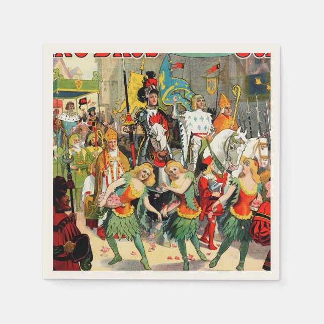 Servilleta De Papel Ringling Bros: Juana de Arco (Anverso)