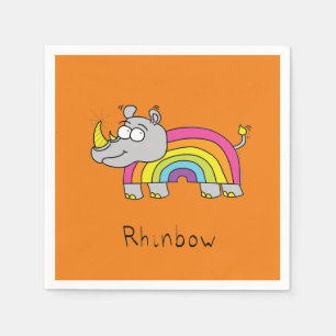 Servilleta De Papel Rinoceronte rinoceronte lindo Personalizado de niñ