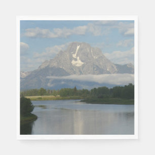 Servilleta De Papel Río Jackson Hole en el Parque Nacional Grand Teton
