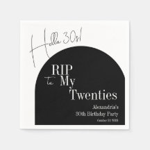 RIP 20s Hola 30s Cumpleaños 30