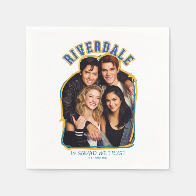 Servilleta De Papel Riverdale - En Squad confiamos (Anverso)