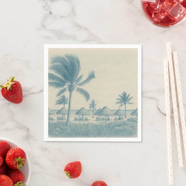 Servilleta De Papel Riviera Paper Napkin (In situ)