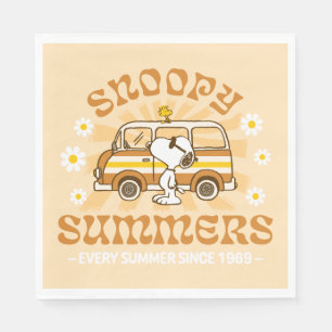 Servilleta De Papel Road Trippin   Peanuts Snoopy Summers