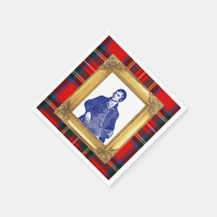 Servilleta De Papel Robert Burns Royal Stewart Plaid Cocktail