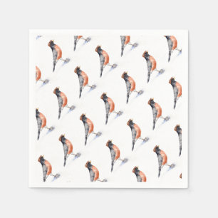 Servilleta De Papel Robin Bird en Gorra