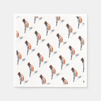 Servilleta De Papel Robin Bird en Gorra