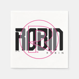Servilleta De Papel Robin Hi-Tech Name Graphic