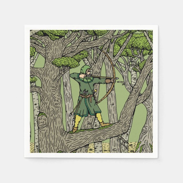 Servilleta De Papel Robin Hood (Anverso)