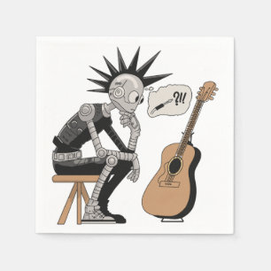 Servilleta De Papel Robot musical confuso