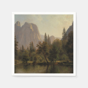 Servilleta De Papel Rocas de la Catedral, Valle Yosemite Albert Bierst