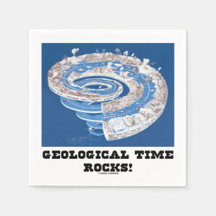 Servilleta De Papel ¡Rocas del tiempo geológico! (Edad geológica)