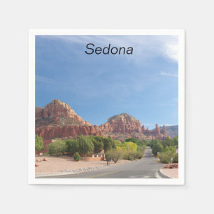 Servilleta De Papel rocas rojas de Sedona