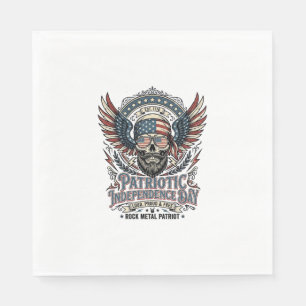 Servilleta De Papel Rociero de bandana patriótica Meta de música de Ol