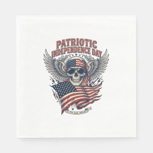 Servilleta De Papel Rociero de bandana patriótica Old Glory Música Roc