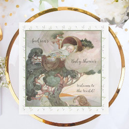 Servilleta De Papel Rock A Bye Baby Nursery Rhyme Baby Shower Napkins