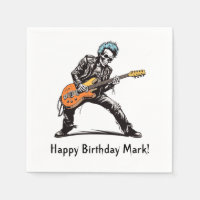 Rock and Roll Skeletons Birthday Party