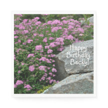 Rock de flores rosadas