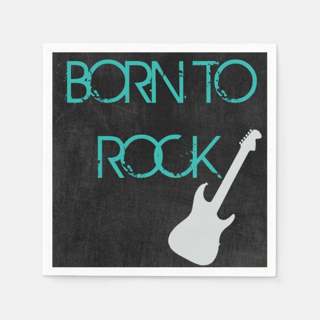 Servilleta De Papel Rock Star Napkins (Anverso)