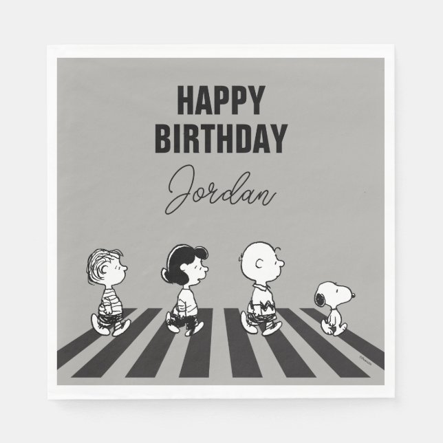 Servilleta De Papel Rock Tees | Caminata grupal | Añadir su nombre (Anverso)