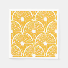 Servilleta De Papel rodajas de naranja, diseño de patrones de frutas t