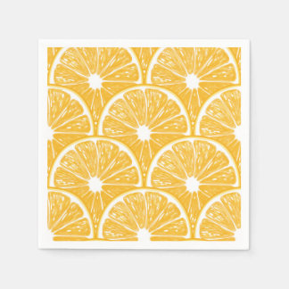 Servilleta De Papel rodajas de naranja, diseño de patrones de frutas t