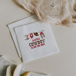 Servilleta De Papel Rodeo Western Cowboy Baby Shower Paper Placa Napk