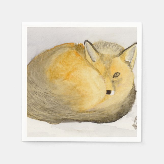 Servilleta De Papel Rojo (Anverso)