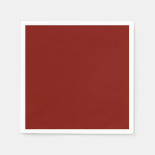 Servilleta De Papel Rojo de grano (color sólido)