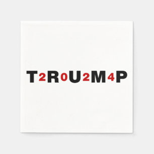 Servilleta De Papel Rojo de Trump 2024