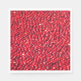 Servilleta De Papel Rojo festivo de Cranberries