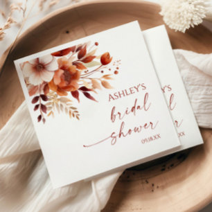 Servilleta De Papel Rojos Florales Burgundy Oxidados Regalo de Boda