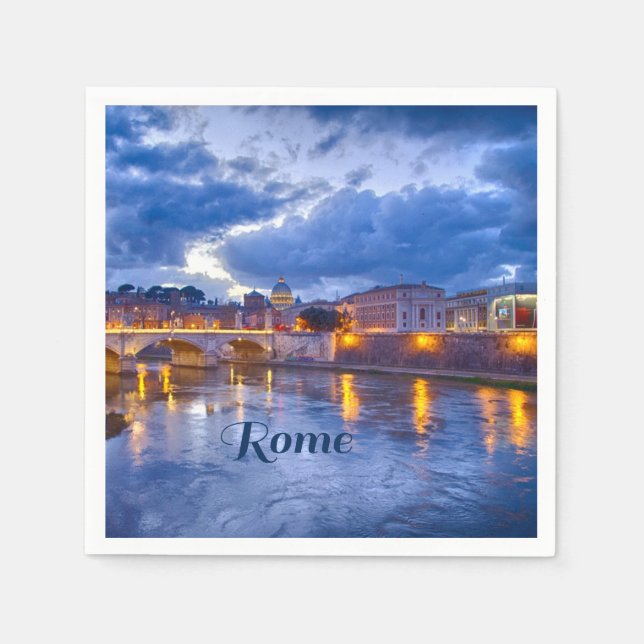 Servilleta De Papel Roma Italia Hermosa (Anverso)