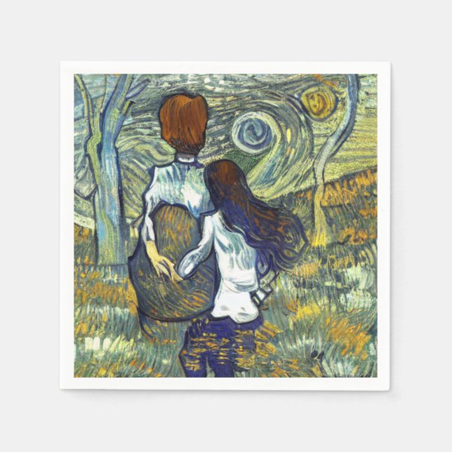 SERVILLETA DE PAPEL ROMANCE (Anverso)