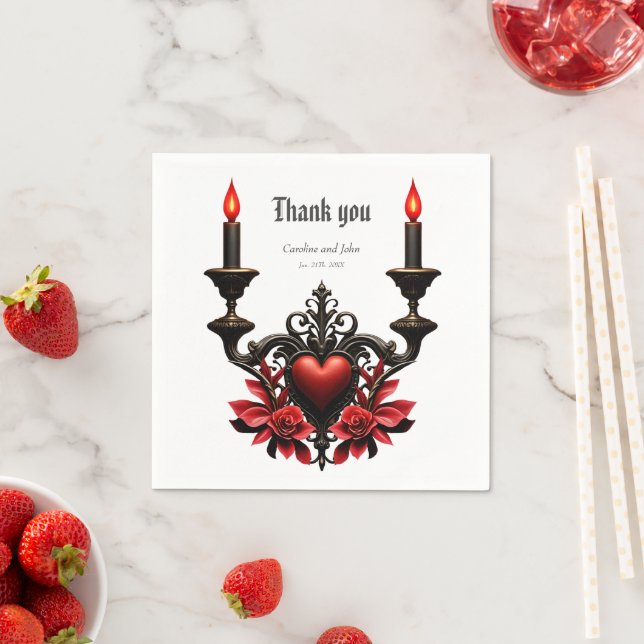 Servilleta De Papel Romance gótico: Pasión oculta. (In situ)