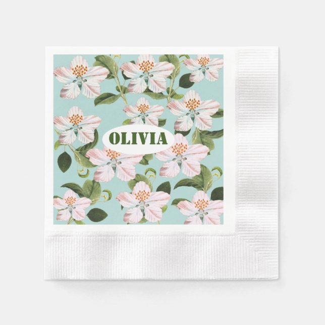 Servilleta De Papel Romantic cherry blossom  (Anverso)