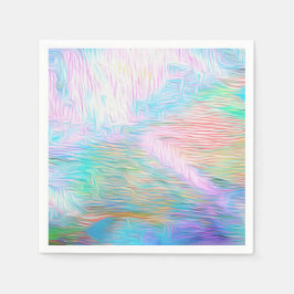 Servilleta De Papel Romantic Floral Abstract – Elegant Boho Fantasy